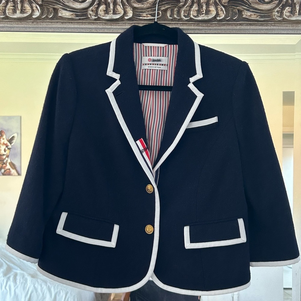 Beautiful Navy Blue Blazer Neiman Marcus for Target L Women’s